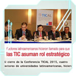Rectores latinoamericanos hicieron llamado para que las TIC asuman rol estratégico (RedCLARA)