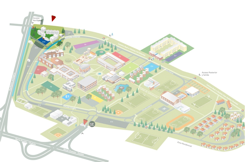 Mapa Aula Magna Human II
