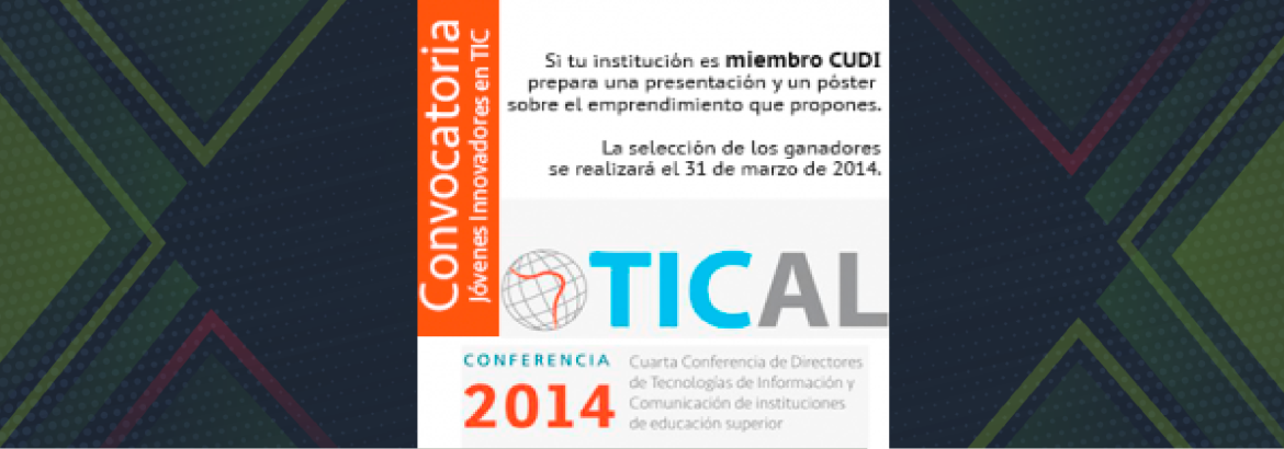 TICAL 2014. Convocatoria para taller de Jóvenes Innovadores en TIC