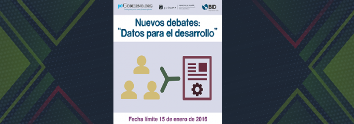Alerta de Fondos: Nuevos debates “Datos para el desarrollo”