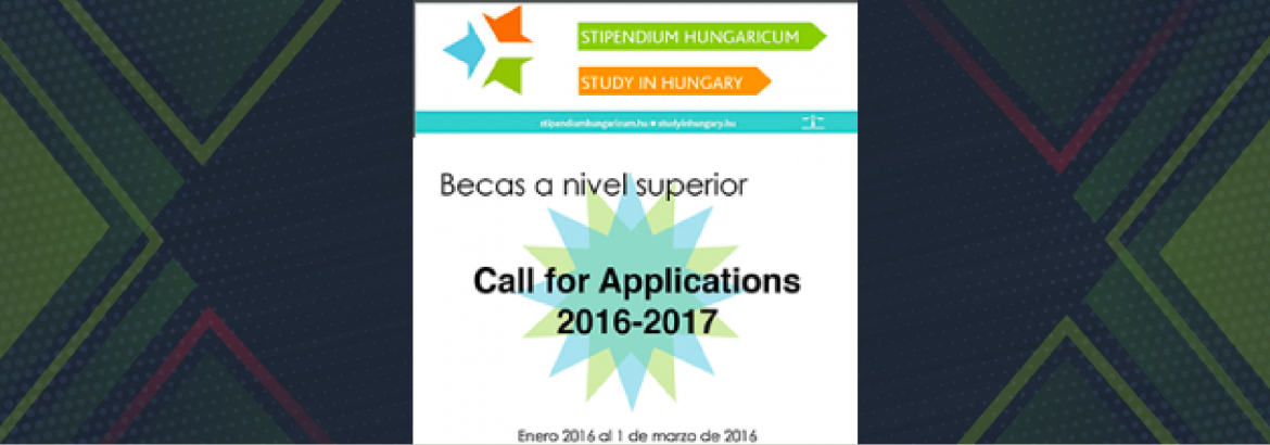 Alerta de fondos: Call for Applications 2016-2017