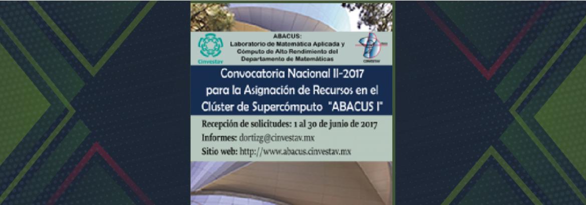 Convocatoria Nacional II-2017 “ABACUS I”