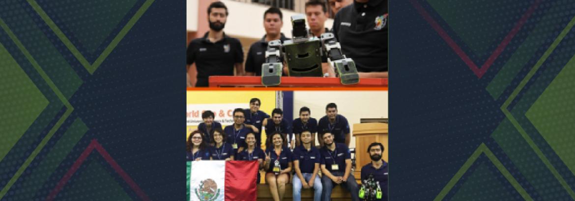 Impone robot mexicano récord de salto en competencia internacional