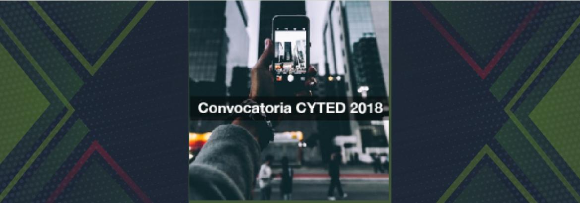 Convocatoria CYTED 2018