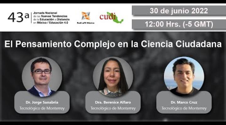 Preview image for the video "El Pensamiento Complejo en la Ciencia Ciudadana".