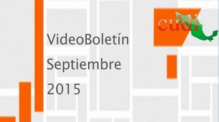 Preview image for the video "VideoBoletín Septiembre 2015".