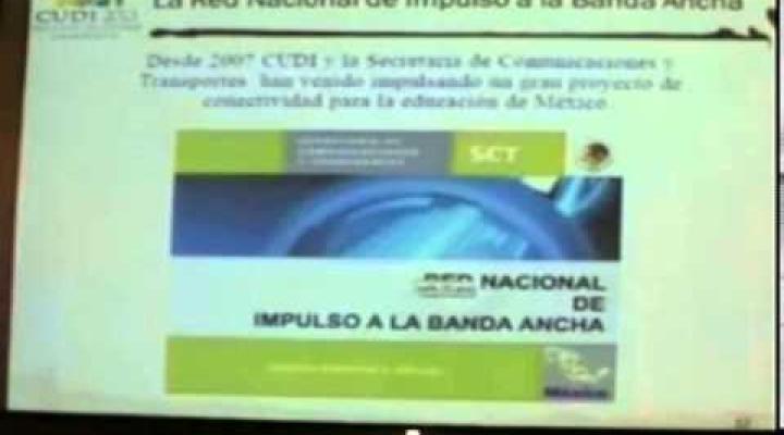 Preview image for the video "El Papel de CUDI como Promotor de la e-Infraestructura para I&amp;E: La RNIE Mexicana.- Carlos Casasús".