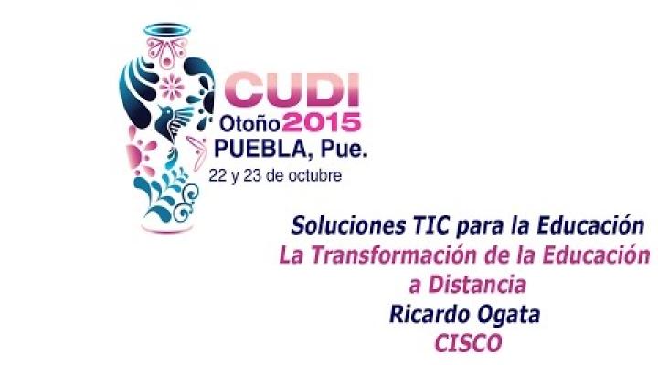 Preview image for the video "Soluciones TIC para la Educación. La Transformación de la Educación a Distancia. Ricardo Ogata CISCO".