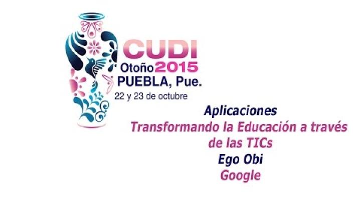 Preview image for the video "Aplicaciones. Transformando la Educación a través  de las TICs. Ego Obi Google".