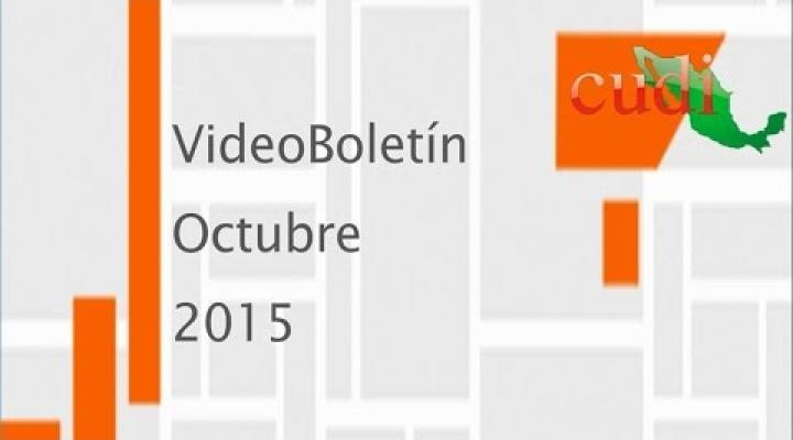Preview image for the video "VideoBoletín Octubre 2015".