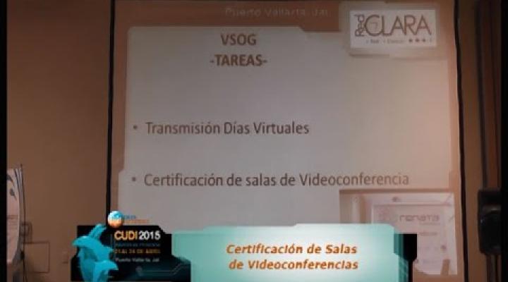 Preview image for the video "Reunión Primavera 2015 Certificación de Salas de Videoconferencias".