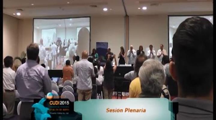 Preview image for the video "Reunión Primavera 2015 Sesión Plenaria: Mónica Aspe (CSIC) y Carlos Casasús (CUDI)".