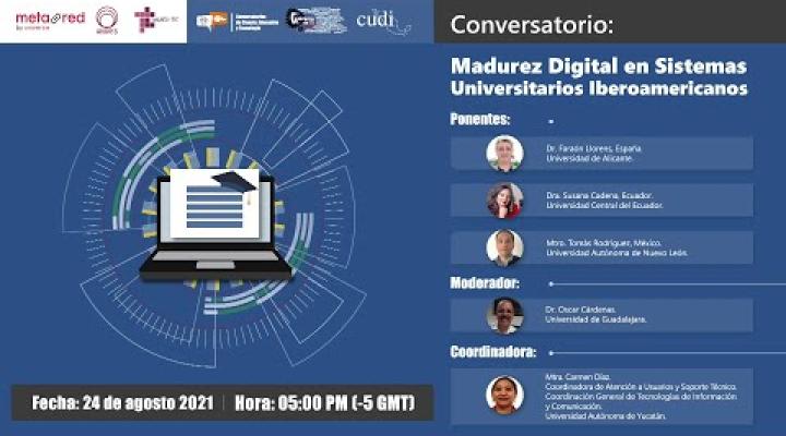Preview image for the video "Modelo de universidad digital | Madurez Digital en Sistemas Universitarios Iberoamericanos".
