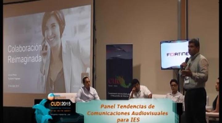 Preview image for the video "Reunión Primavera 2015 Panel de Tendencias de comunicaciones audiovisuales para las IES".