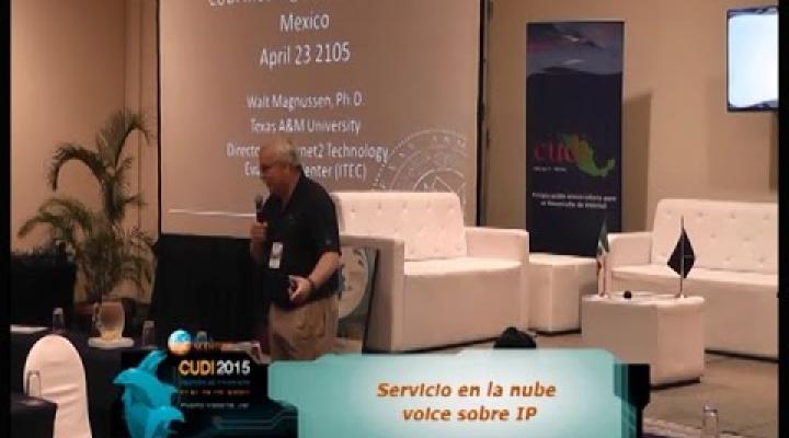 Preview image for the video "Reunión Primavera 2015 Servicio en la nube voice sobre IP".