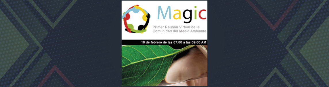 Primer reunión virtual del la Comunidad del Medioambiente del proyecto MAGIC 