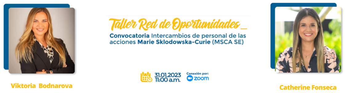 Taller Convocatoria Intercambios de personal de las acciones Marie Sklodowska-Curie (MSCA SE)