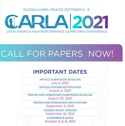 Llamado a presentar trabajos para la conferencia CARLA 2021