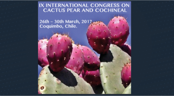 IX INTERNATIONAL CONGRESS ON CACTUS PEAR AND COCHINEAL