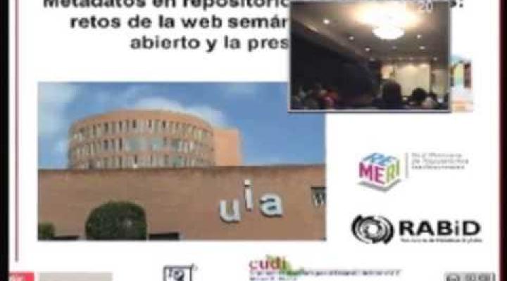 Preview image for the video "Mesa de Trabajo de la Comunidad Bibliotecas Digitales en la Reunión CUDI Primavera 2013".